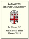 Alejandro R. Perez, Class of 2015