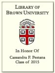 Cassandra F. Pestana, Class of 2015