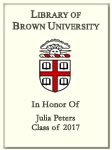 Julia Peters, Class of 2017