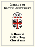 Griffin Plaag, Class of 2020