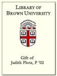 Customized digital bookplate for Judith Plotz, P '02