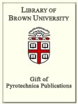 Customized digital bookplate for Pyrotechnica Publications