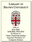 John Raiti in Honor of Professor Jenkins