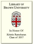 Kristin Ramcharan, Class of 2017