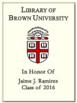 Jaime J. Ramirez, Class of 2016