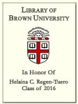 In Honor of Helaina C. Regen-Tuero, Class of 2016
