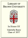 Gabriella Reyes, Class of 2017