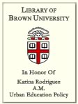 Karina Rodriguez, A.M. Urban Education Policy
