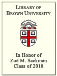 Zoë M. Sackman, Class of 2018
