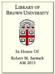Robert M. Sarwark, AM 2013