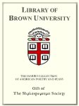 Customized digital bookplate for The Shakespearean Society to the Harris Collection