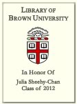 Julia Sheehy-Chan, Class of 2012