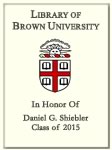 Daniel G. Shiebler, Class of 2015