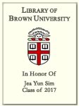 Jea Yun Sim, Class of 2017