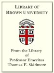 Customized digital bookplate for From the Library of Professor Emeritus Thomas E. Skidmore
