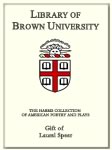 Customized digital bookplate for Laurel Speer to the Harris Collection