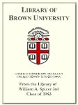 Customized digital bookplate for William A. Spicer 3rd, Class of 1942, to the Lincoln Collection