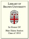 Blair Elaine Station, Class of 2012
