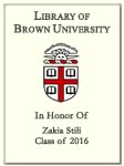 Zakia Stili, Class of 2016