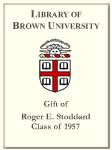 Customized digital bookplate for Roger E. Stoddard, Class of 1957