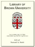 Customized digital bookplate for Samuel A. Streit to the Harris Collection