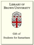 Customized digital bookplate for Students For Samaritans