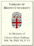 Customized digital bookplate for Celeste Marie Sullivan, MA '94, PhD '05, P '13