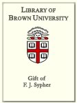 Customized digital bookplate for F. J. Sypher