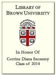Corrine Diana Szczesny, Class of 2014