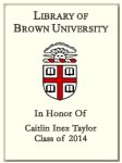Caitlin Inez Taylor, Class of 2014