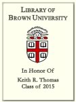 Keith R. Thomas, Class of 2015