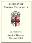 Samira Thomas, Class of 2010