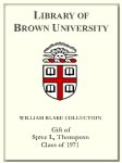 Steve L. Thompson '71 to the Blake Collection