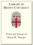 From the Estate of Maria B. Thorpe