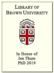 Jen Thum, PhD 2019