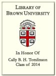 Cally Barbara Hainsworth Tomlinson, Class of 2014