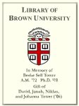Beeke Sell Tower, A.M. '72, Ph.D. '78 Collection