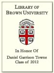 Daniel Garrison Towne, Class of 2012