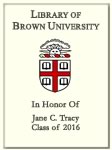 Jane C. Tracy, Class of 2016