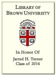 Jarred H. Turner, Class of 2016