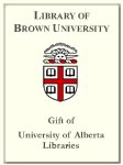 Customized digital bookplate for University of Alberta Libraries