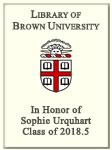 Sophie Urquhart, Class of 2018.5