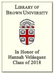 Hannah Velásquez, Class of 2018