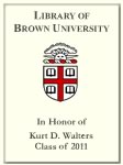 Kurt D. Walters, Class of 2011