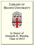 Gwenyth H. Winship, Class of 2019