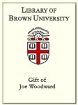 Customized digital bookplate for Joe Woodward