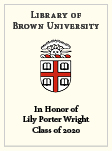 Lily Porter Wright, Class of 2020