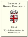 Customized digital bookplate for Wyeth Foundation for American Art
