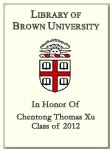Chentong Thomas Xu, Class of 2012