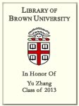 Yu Zhang, Class of 2013